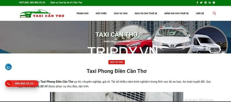 Top 12 Hãng taxi Phong Điền Cần Thơ giá rẻ số điện thoại 24/24