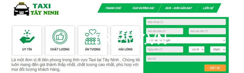 Top 13 Hãng taxi Phước Đông Tây Ninh số điện thoại 24/24