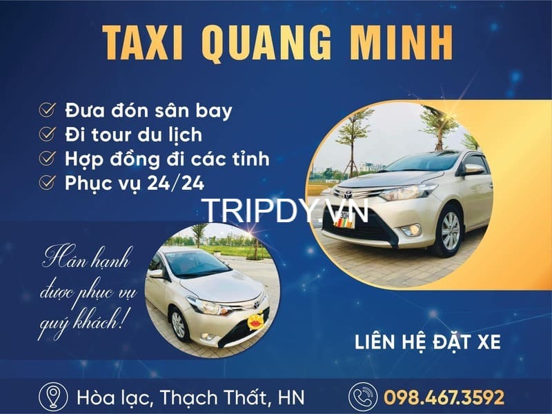 15 Hãng taxi Hòa Lạc Hà Nội số điện thoại đón khu công nghệ cao