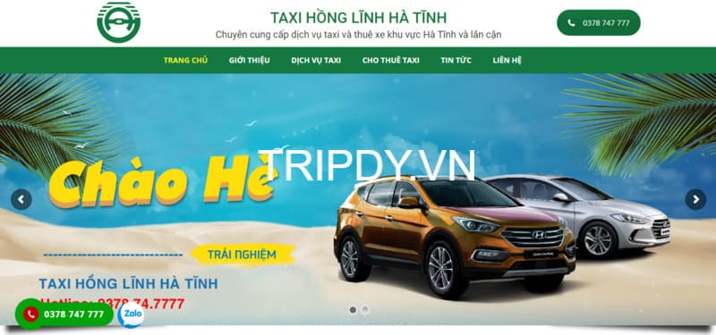 Top 12 Hãng taxi Hương Sơn Hà Tĩnh số điện thoại tổng đài 24/7