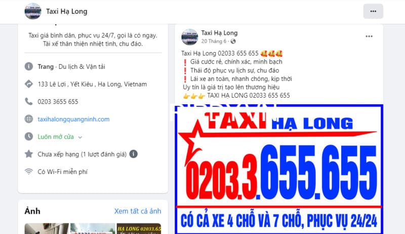 Top 10 Hãng taxi Tiên Yên Quảng Ninh số điện thoại tổng đài